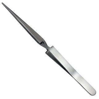 Cross Locking Utility Tweezer 6.5 Inch with Serrated Tips