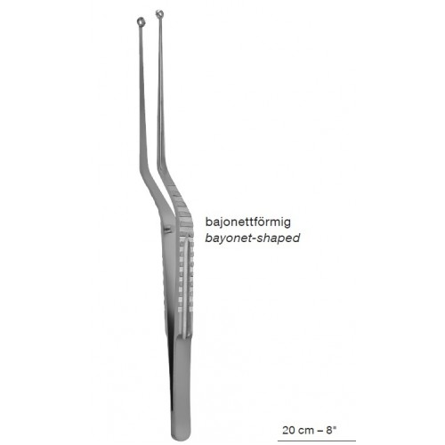Hunt Ring Tip, Bayonet-Shaped, Micro Tumor Grasping Forceps,20 cm Hunt Ring Tip, Bayonet-Shaped, Micro Tumor Grasping Forceps,20 cm