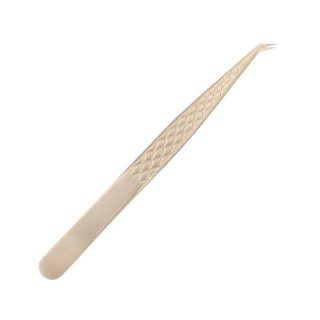 SATIN GOLD CLASSIC PICKING WIDE TWEEZERS ARE IDEAL FOR: Picking up every thickness of classic eyelash extensions Isolating natural lashes Beginner lash artists