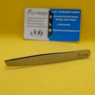Stainless Steel Slant Tip Eyebrow Tweezer