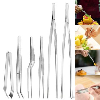 6 Pcs Cooking Tweezer Tongs