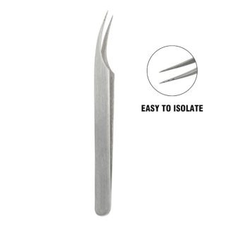 Curved Lash Tweezers