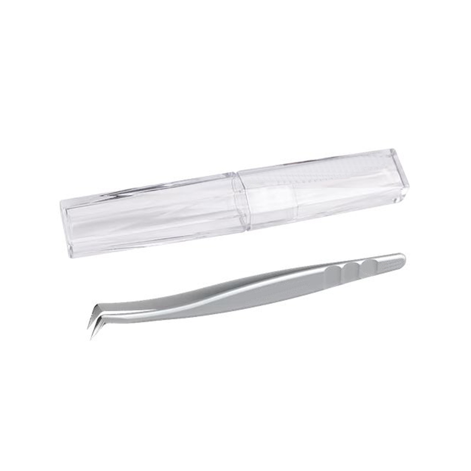 Professional Volume Eyelash Tweezers L-Shape 65° – Sandblasted Finish | Mega Volume Lash Extension Tweezers Professional Volume Eyelash Tweezers L-Shape 65° – Sandblasted Finish | Mega Volume Lash Extension Tweezers