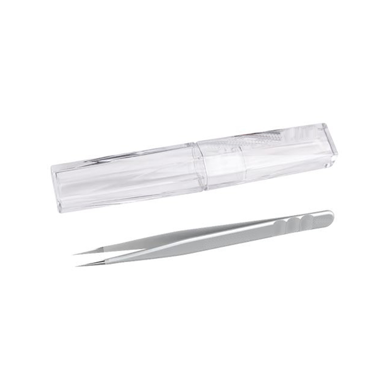 Professional Straight Eyelash Extension Tweezers – Precision Lash Isolation Tweezer with Sandblast Finish Professional Straight Eyelash Extension Tweezers – Precision Lash Isolation Tweezer with Sandblast Finish