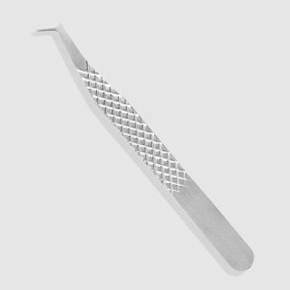 Fibre Tip 90° L Shape Volume Tweezer with Measurement Scale for Professional Eyelash Extensions